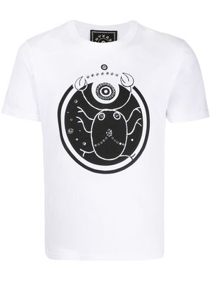 10 CORSO COMO Cancer print T-shirt - White
