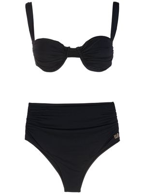 Brigitte high-rise bikini set - Black