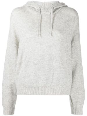 John Elliott fine-knit hoodie - Grey