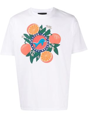 Botter Orange print T-shirt - White