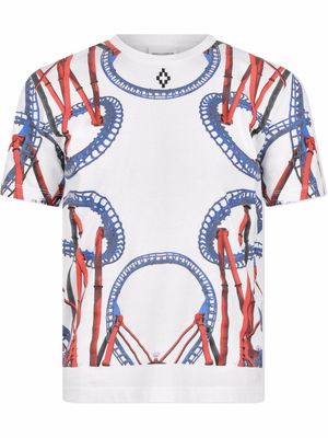 Marcelo Burlon County Of Milan Kids graphic-print T-shirt - White