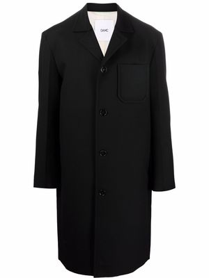 OAMC single breasted coat - Black