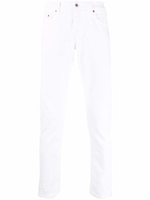 DONDUP high-rise slim fit jeans - White