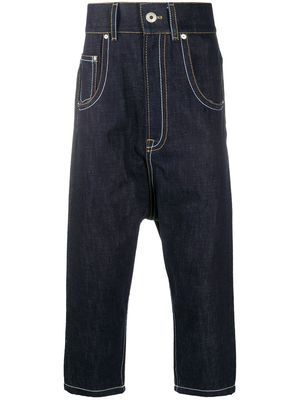 LANVIN drop-crotch jeans - Blue