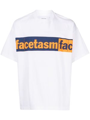 Facetasm logo print T-shirt - White