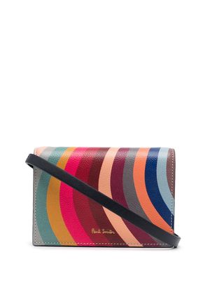 PAUL SMITH swirl-print crossbody wallet - Multicolour