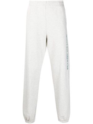 Sporty & Rich logo-print cotton track pants - Grey
