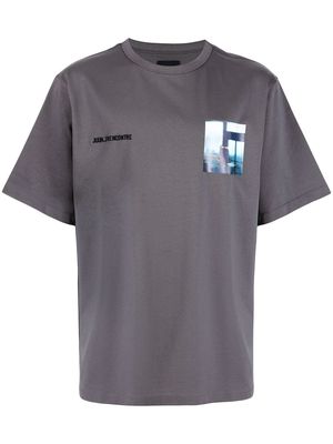 Juun.J photograph-print cotton T-shirt - Grey