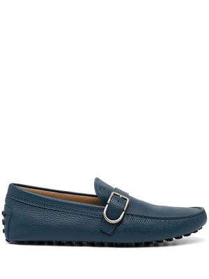 Tod's Gommini buckled leather loafers - Blue