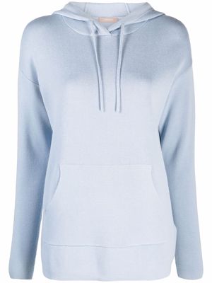 12 STOREEZ knitted hooded sweatshirt - Blue