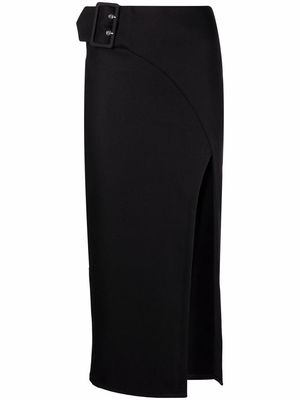 CONCEPTO Stardust belted pencil skirt - Black
