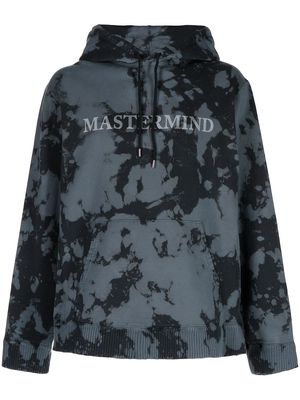 Mastermind World logo-print pullover hoodie - Blue
