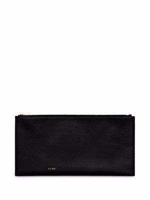 Yu Mei Adrian leather envelope clutch - Black