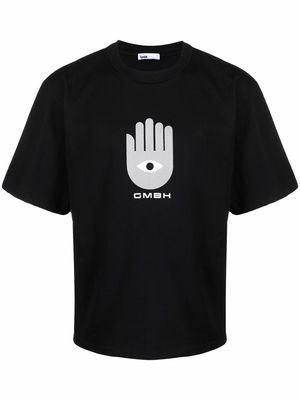 GmbH logo-print organic-cotton T-Shirt - Black