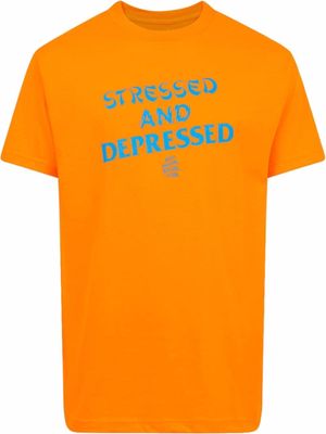 Anti Social Social Club slogan-print T-shirt - Orange