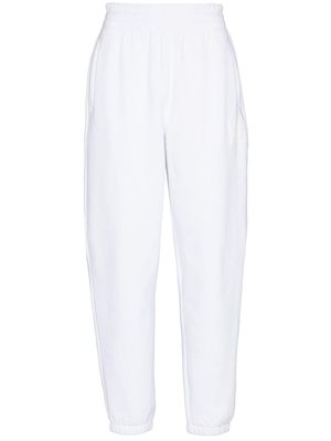 Alexander Wang logo print loose-fit track pants - White