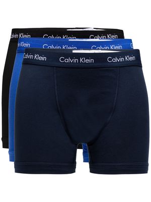 Calvin Klein Underwear logo-waistband boxer pack - Blue