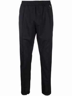 Low Brand elasticated waist tapered trousers - Black
