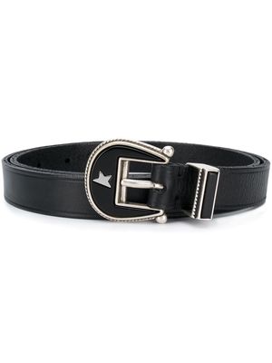 Golden Goose buckle-fastening leather belt - Black
