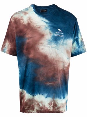 Mauna Kea chest logo-print T-shirt - Blue