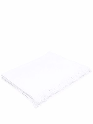 Chanel Pre-Owned 2010s logo-patch towel - White