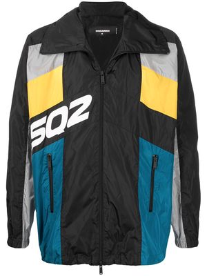 Dsquared2 colour-block windbreaker jacket - Black