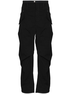 Stone Island Shadow Project Snow straight-leg cargo trousers - Black