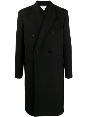 Bottega Veneta double-breasted coat - Black