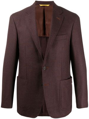 Canali single breasted blazer - Red