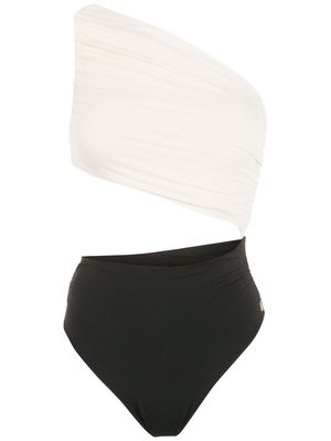 Brigitte Gilda asymmetric one-piece swimsuit - Black