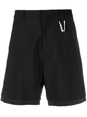 1017 ALYX 9SM mid-rise tailored shorts - Black