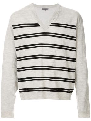 LANVIN striped sweater - Grey
