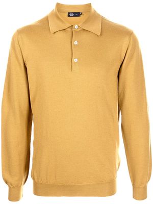 Man On The Boon. polo-neck ribbed sweater - Yellow