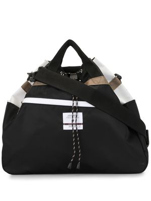 As2ov twill drawstring shoulder bag - Black