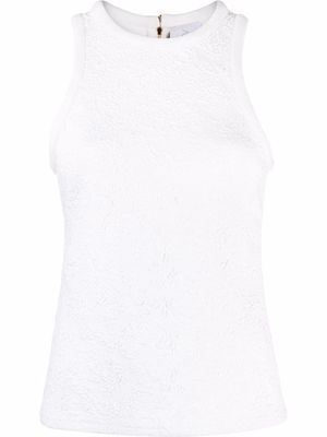 AZ FACTORY SuperTech-SuperChic sleeveless top - White
