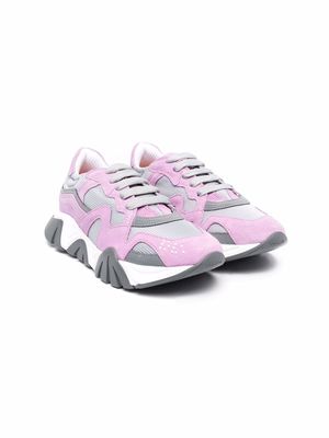 Versace Kids chunky-sole sneakers - Pink