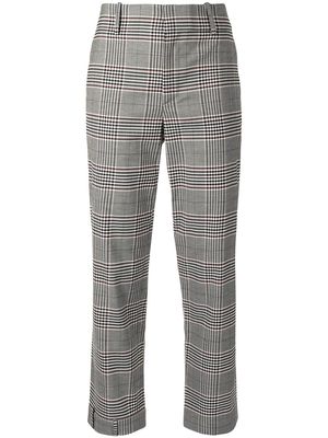 Monse plaid straight-leg trousers - Grey