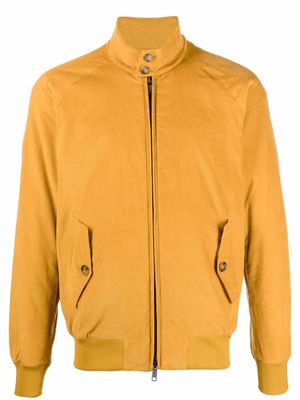 Baracuta zip-up cotton bomber jacket - Yellow