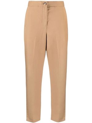 LIU JO inset-pocket straight trousers - Neutrals