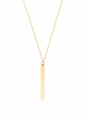 Tom Wood Cube-chain 9kt gold-plated sterling-silver necklace