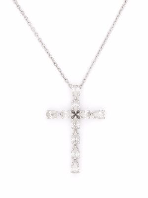 Monan 18kt white gold diamond necklace - Silver
