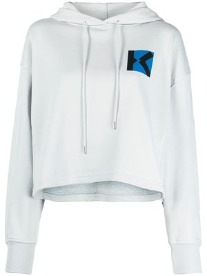Kenzo Sport Blocked K hoodie - Grey