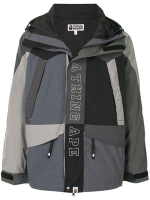 A BATHING APE® Cordura colour-block jacket - Black