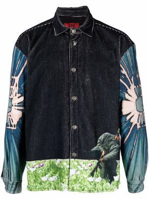 424 apocalypse garden shirt jacket - Black