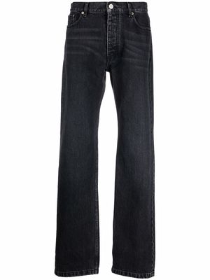 Balenciaga low-rise straight-leg jeans - Black