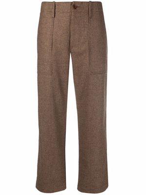 Jejia cropped tailored trousers - Brown