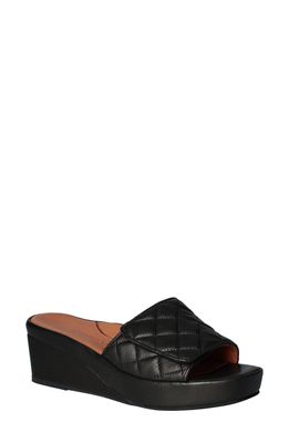 L'Amour des Pieds Jehanna Wedge Sandal in Black