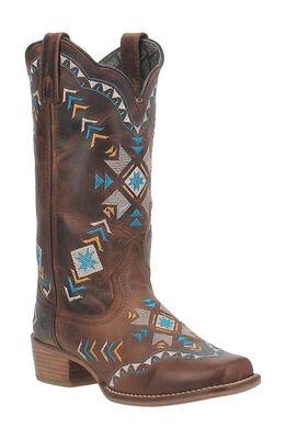 Dingo Mesa Embroidered Western Boot in Brown