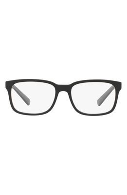 AX Armani Exchange 54mm Square Optical Glasses in Matte Blk