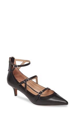 Linea Paolo Cathy Pump in Black Nappa Leather